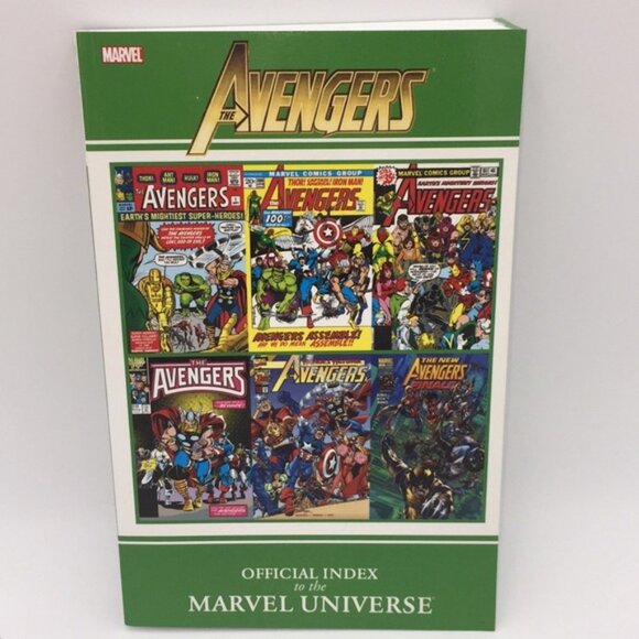 Marvel Avengers Official Index to Marvel Universe Softcover Book - Picture 1 of 6